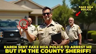 Fake HOA Officials Tried to Enforce Rules, Then I Showed My Sheriff Badge!