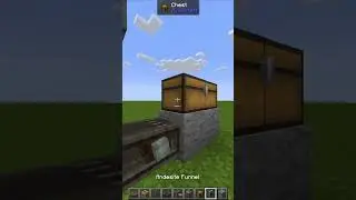Simple Train Track Maker With The Create Mod!  #minecraft  #minecraftbuilding