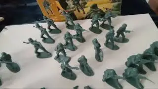Airfix German Infantry 1/32 scale, brown box.