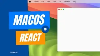 macOS Clone with React - 10