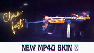 GARENA GIVE  FREE NEW MP40 SKIN 🔥||ONLY LEGEND'S KNOW THAT @CARLOXFF