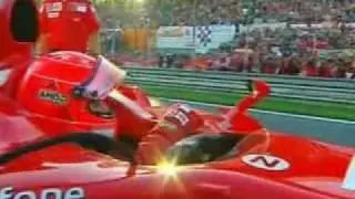 Michael Schumacher ultimo giro con la ferrari