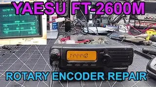 Yaesu FT-2600M Rotary knob repair