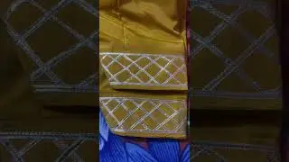 new mohri design with gotta patti l poncha design with gotta patti  l poncha design l Mohri design