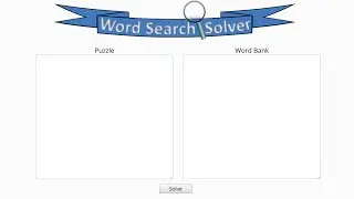 Word Search Solver