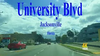 University Blvd 4K Jacksonville Florida movie