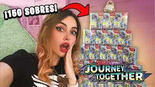 La MEJOR SUERTE abriendo 150 sobres Pokémon Journey Together