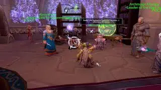 Mage - Archmage Title and Prismatic Disc Mount, Gameplay + Cinematics - World of Warcraft Class Hall
