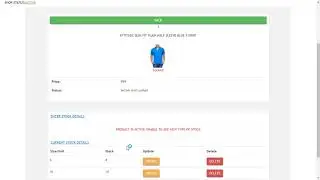 widerwings ecommerce low stock product