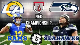 🔥 NFC CHAMPIONSHIP SHOWDOWN | Rams vs Seahawks 🔥