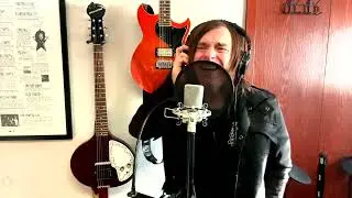 In the studio. 