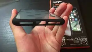 Spigen Ultra Hybrid case for iPhone 7 Plus (unboxing)