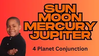 Sun Moon Mercury Jupiter Conjunction | 4 Planet Conjunction