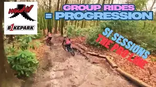 Windhill Bikepark Group Ride Progression on Tina Turner sessioning the trails | #mtb #downhill,