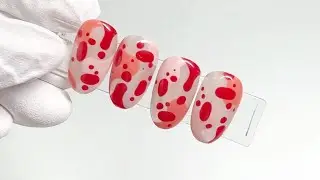 Abstract Lava Lamp Nail Art Tutorial