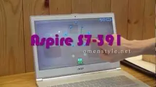Acer UlrtaBook aspire S7-391 Window8 Touch game play