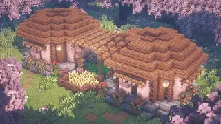 Minecraft | How to build a two player cherry blossom house