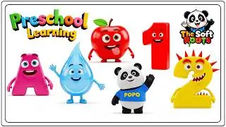 Preschool Learning activities for 3 year olds at home | Learn ABC Phonics Shapes Numbers Colors 🌈