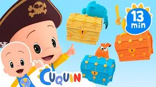 Baús coloridos do Pirata Cuquin | Aventuras educativas de Cuquin