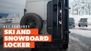 Ski & Snowboard Locker Key Features - Flatline Van Co.