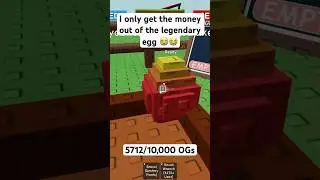 Only the monkey out of the legendary egg in grow a garden😭😭 #growagarden #roblox