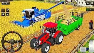 Real Tractor Farming Simulator 2025 - Harvester Tractor Driving - Android Gameplay #37
