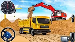 New Large City Road Construction Simulator Game 🚧 Android Gameplay 🔥