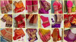 50 Stunning Bridal Blouse Designs | Latest Maggam Work Blouse Design | bridal blouse designs