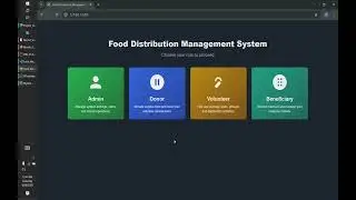 Bridging Food Waste and Hunger: A Web Based Distribution System | Web Application | Flask Framework