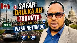 Safar Baabuur ah ayaan uga gudubnay xuduudka Canada iyo USA