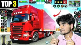 🔥 TOP 3 BEST HIGH GRAPHICS TRUCK GAMES FOR ANDROID, IOS & MOBILE