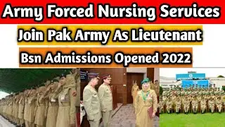 BSN Admission Opened 2022   AFNS (Armed Forced Nursing Service ) | Stipend? Hostel Complete Detail!