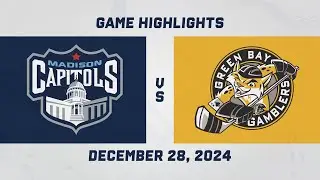 Highlights from Capitols 2-1 OTL to Green Bay (12-28-24)