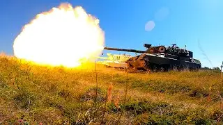 Leopard 1A5 Tank and Centurion Tank live fire - &Aring;ben hede 2022 - LIVE FIRE - M113 - Leopard 2A7