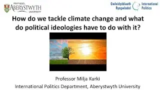 Webinar: Climate Change and Political Ideologies