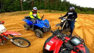 Rekreacyjnie po żwirowni / Co za potwór / Trx 450 / Crf 450 / Drz 400 / Wolverine 350
