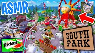 ASMR Gaming 😴 Fortnite New South Park Update! Gum Chewing 🎮🎧 Controller Sounds + Whispering 💤
