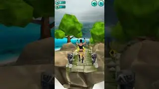 Lara Croft running in Tomb Runner #templerun