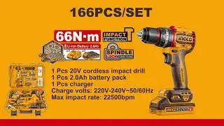 Ingco 166 Pcs Tools set HKTHP41662