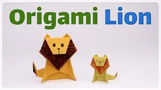 How to Make Origami Paper Lion | Origami Lion