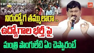 Minister Ponguleti Srinivas Reddy On Job Notification | CM Revanth Reddy | Telangana | YOYO TV