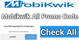 mobikwik new promo code || mobikwik new offer today || mobikwik new offer 2020 | Earn Method