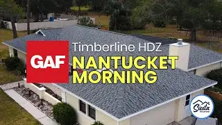 GAF Timberline HDZ Nantucket Morning Roof Replacement in Sarasota | Siesta Roofing