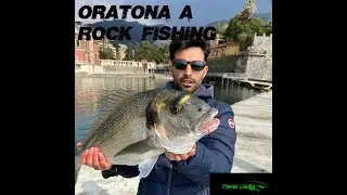 Oratona a Rock Fishing / Liguria/ Un pesce da ricordare /Gran bella Orata a Rock Esca BiBi Nostrano.