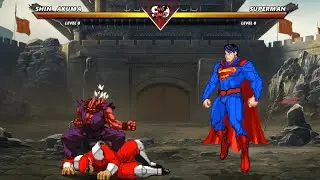 SHIN AKUMA vs SUPERMAN - The most epic fight ever made❗