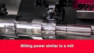 MT 65 - 1050 CNC lathe with powerful milling turret