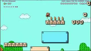 Mario Maker 2 Online через Eden на Android.