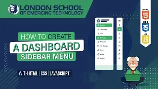 How to Create a Dashboard Sidebar Menu with HTML, CSS, and JavaScript | #dashboard