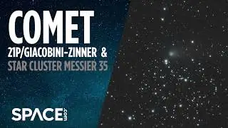 Watch a Comet Flyby Big Star Cluster M35 in New Time-lapse Video