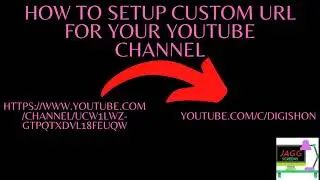 How to set up  custom URL of your youtube channel in 2021 | delete custom url